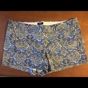 JCrew size 8, patterned shorts